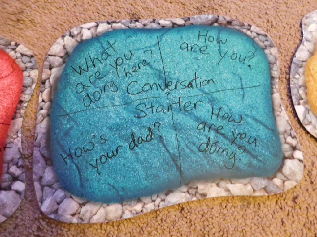 Utilizing color my conversation with children in speech ther